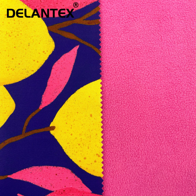 Softshell Fabric Children Print Four Way Stretch Spandex Waterproof Soft Shell Fabric Winter Fabrics for Clothing