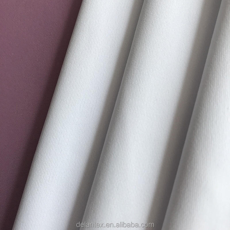 90% Nylon 10% Spandex Printing Fabric Sport Sublimate Fabric White