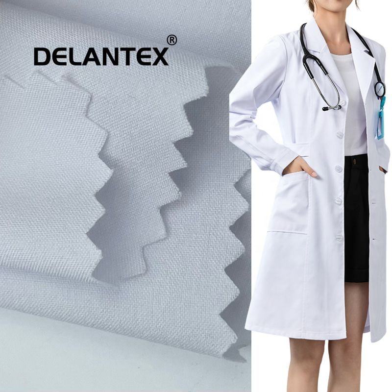 Delantex Hot Selling 75D 100d Woven Polyester 4-Ways-Stretch Fabric Ready Goods in Shaoxing