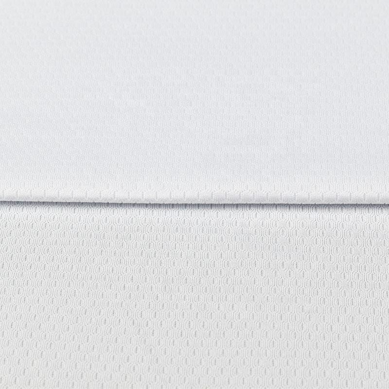 Delantex 100% Polyester White Mesh Sublimation Fabric Customizable for Soccer Sport Wear and Underwear Lining Free Sample