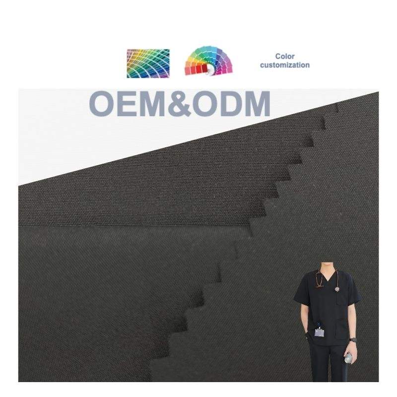 Delantex 100D*150D Polyester Spandex Skin-friendly Double Sides 4-Way Stretch Fabric for Uniforms