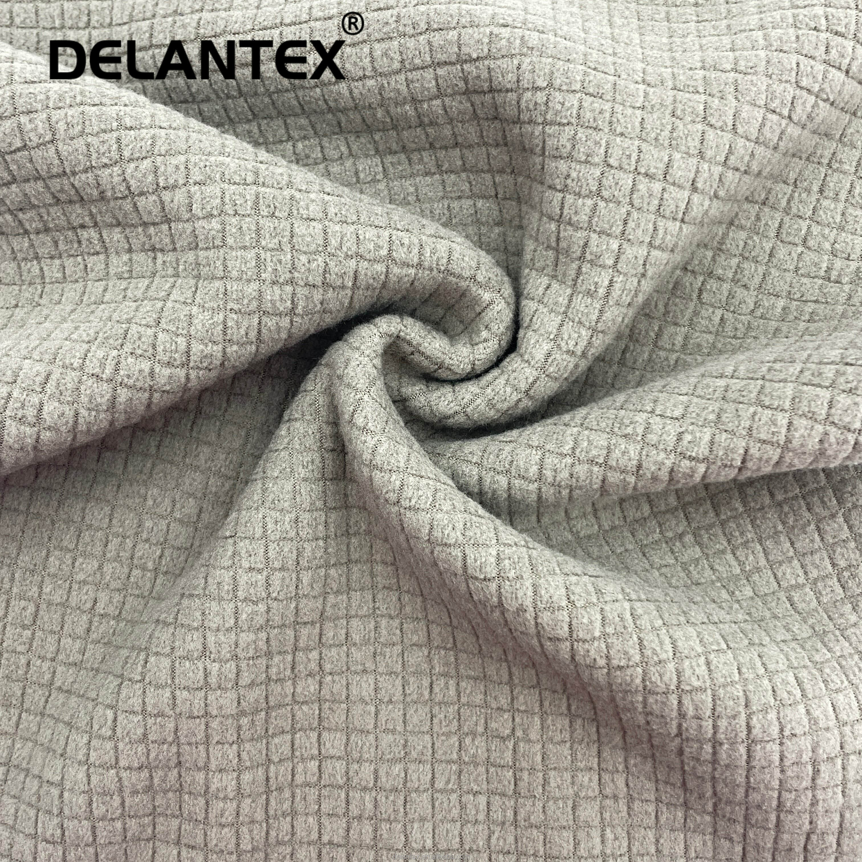 390GSM 160CM Polyester Bonded Coral Fleece Fabric for Jackets