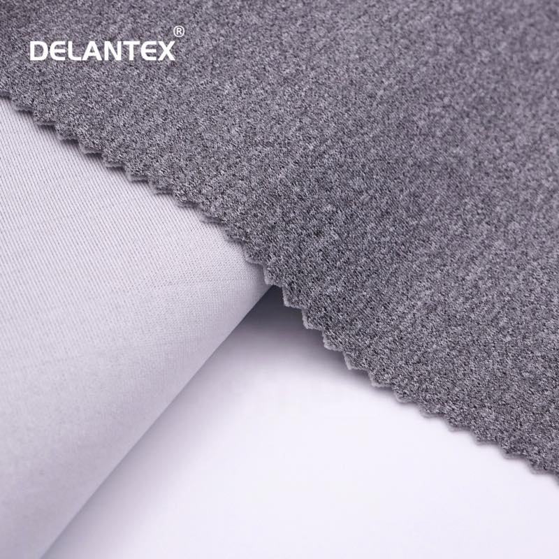Delantex Elastic Double Layer scuba Knit Fabric , Bonded Knitted Fabric