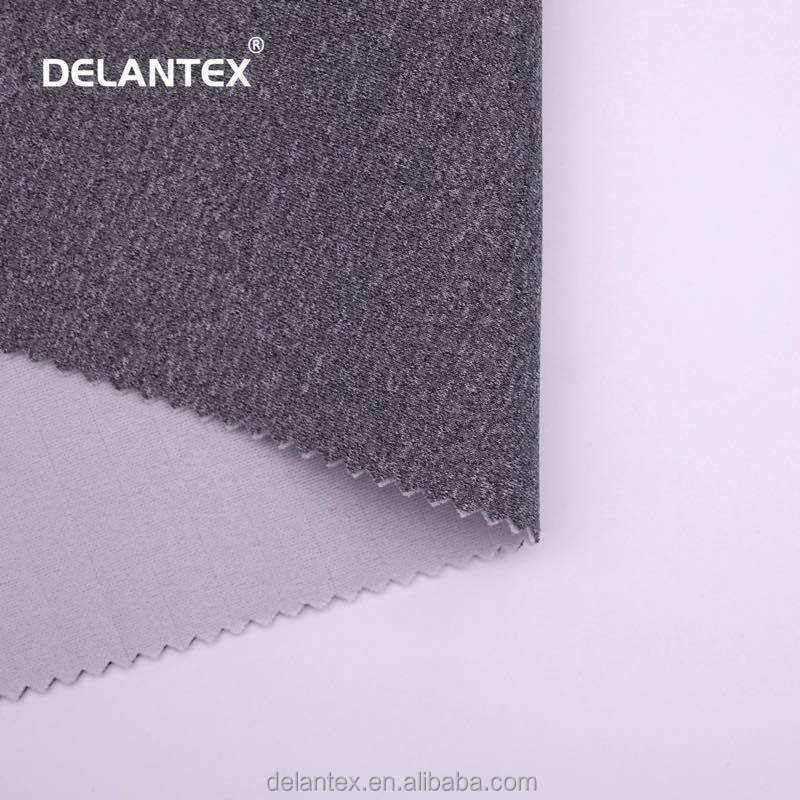 Delantex Hot-selling scuba Dyed Elastic Polyester Fabric Knitted 35%polyester 65%cotton Fabric for Shirt