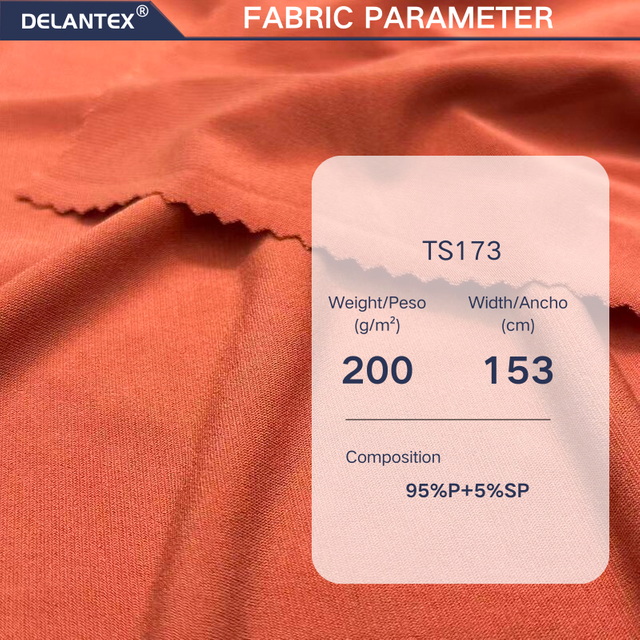 Delantex ITY SINGLE JERSEY 153cm 200gsm Women's Top Fabric Anti-static Material