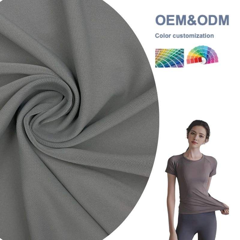 Delantex High Quality Breathable 87% Nylon 13% Sqpandex Stretch Fabric for Activewear