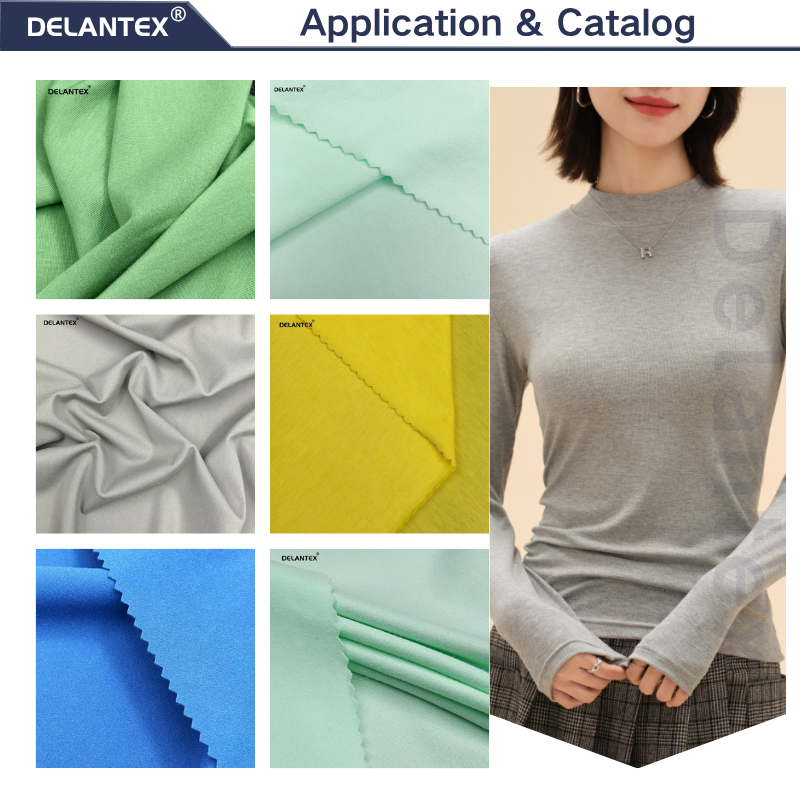 Delantex Stretch Fabric Weft Knitted Light Swimming ultra Thin 180cm 220gsm