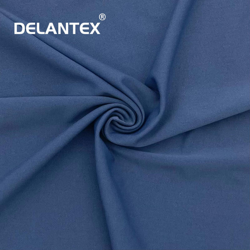 Delantex 200GSM High Elastic 90%Polyester 10%Spandex Fabric Four-Way-Stretch Fabric for Dress