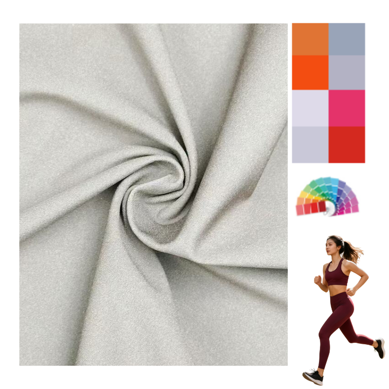 Delantex High Quality the High-elastic Yoga Wear Fabric Is Lightweight and Breathable 140cm 140gsm