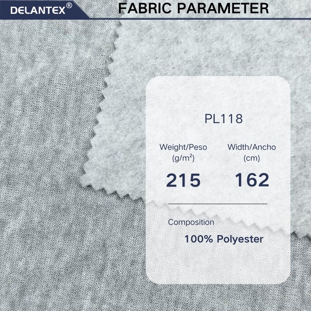 Delantex 162cm 215gsm Winter Hoodie Fabric Is Comfortable and Soft