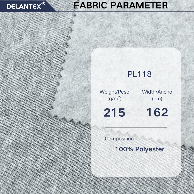 Delantex 162cm 215gsm Winter Hoodie Fabric Is Comfortable and Soft