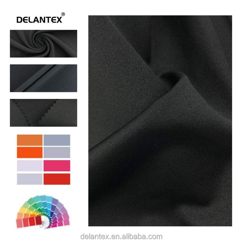 Delantex Hot Sale 83%Nylon 17%spandex Shinny Stretch Fabric for Fashion Swim Suit