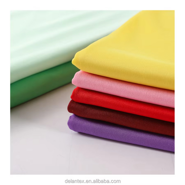 Delantex Custom Sports Fabric Polyester Interlock Jersey Fabric Water Color for T Shirts