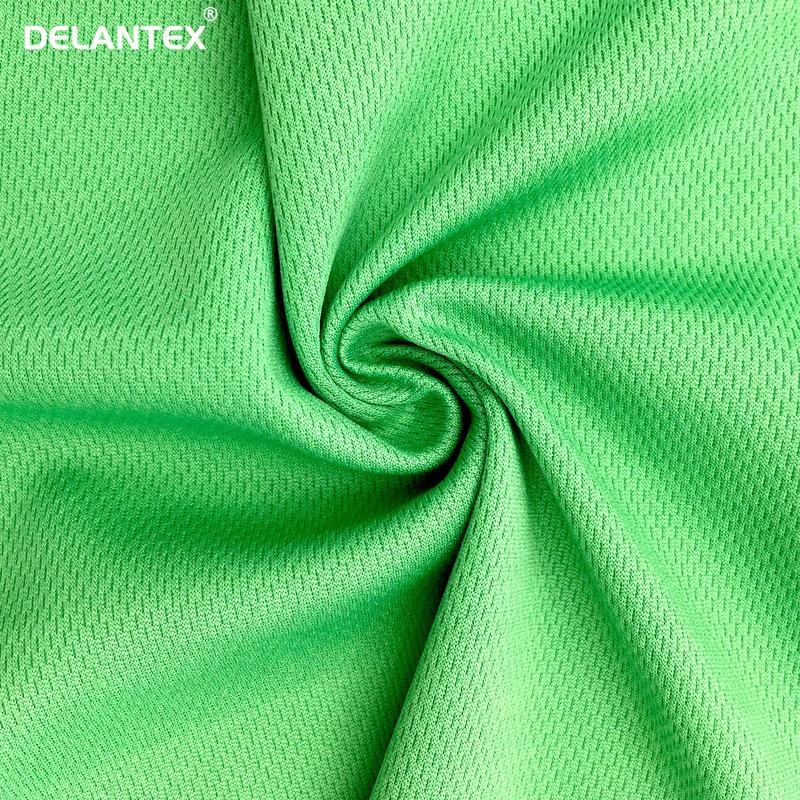 Delantex Polyester Micro Pique Bleached Optical White Fabric with Anti Yellow for Printing