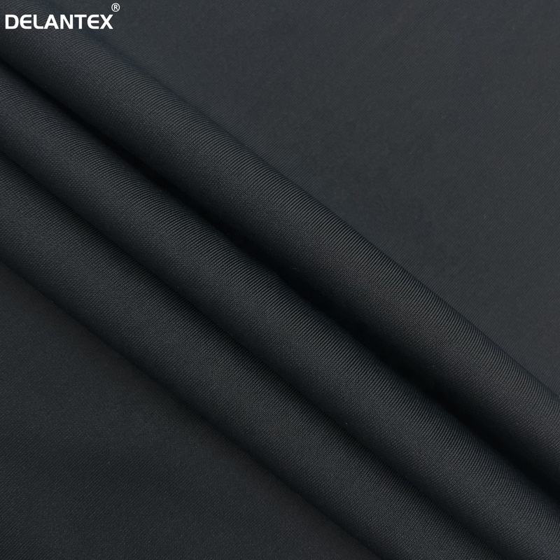 Delantex 150cm 240gsm Breathable 95% polyester 5% Spandex Single Jersey Knit Fabric for T-Shirt Yoga Clothes