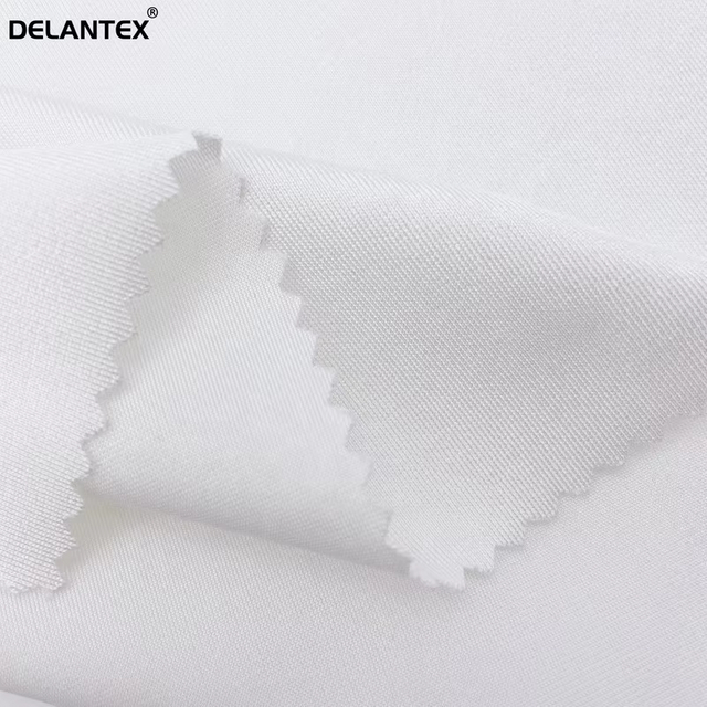 Delantex Dry Fit 90%polyester 10%spandex Yoga Wear T-shirt Fitness Sports Fabric