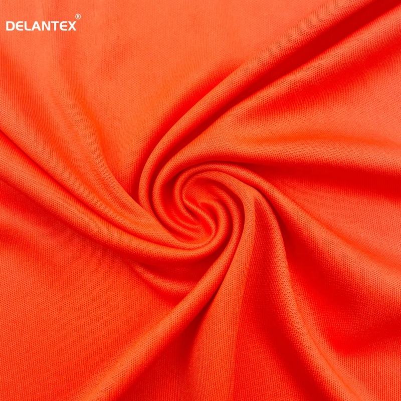 Delantex Good Price Stretchable Super Soft 100 Percent Breathable Fabric Polyester Interlock Jersey Fabric Free Sample