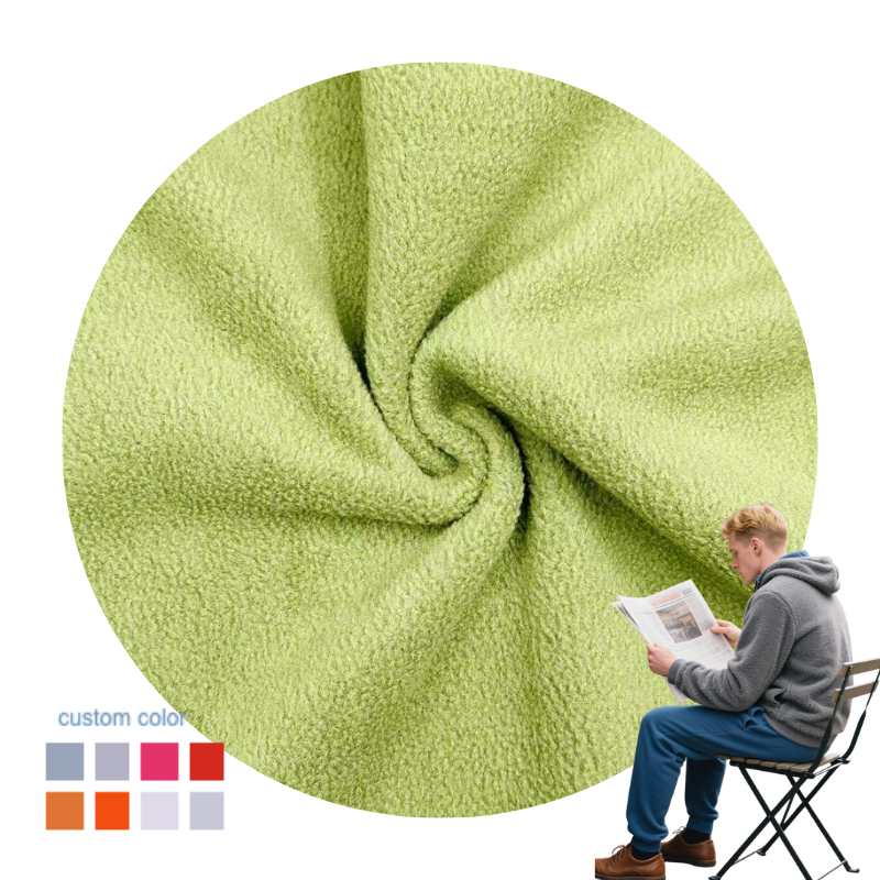 Delantex 2 Sides Anti-pilling Polar Fleece Fabric for Men's Winter Outdoor Sportswear, High-quality 300gsm Polar Fleece Fabric