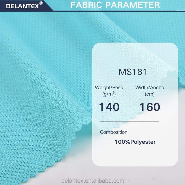 Delantex 3D Air Mesh Dri Fit Eyelet Fabric Sport Polyester Mesh Material for Sublimation