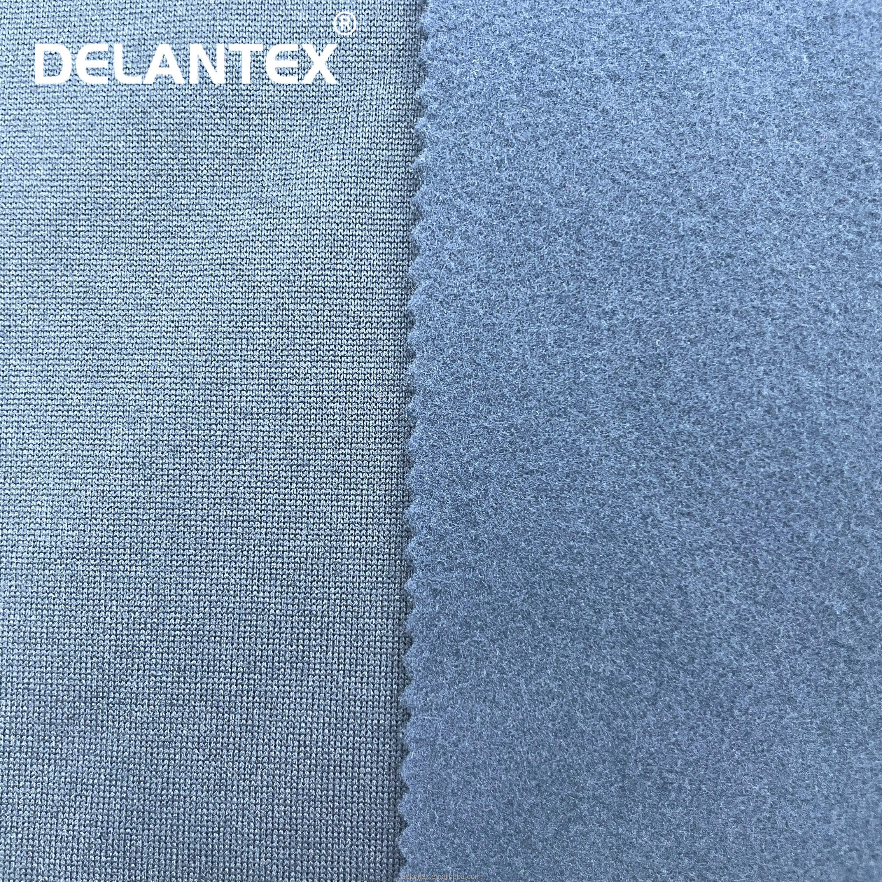 Delantex Polyester Micro Polar Fleece DTY 150D/144f One Side Brush Fabric