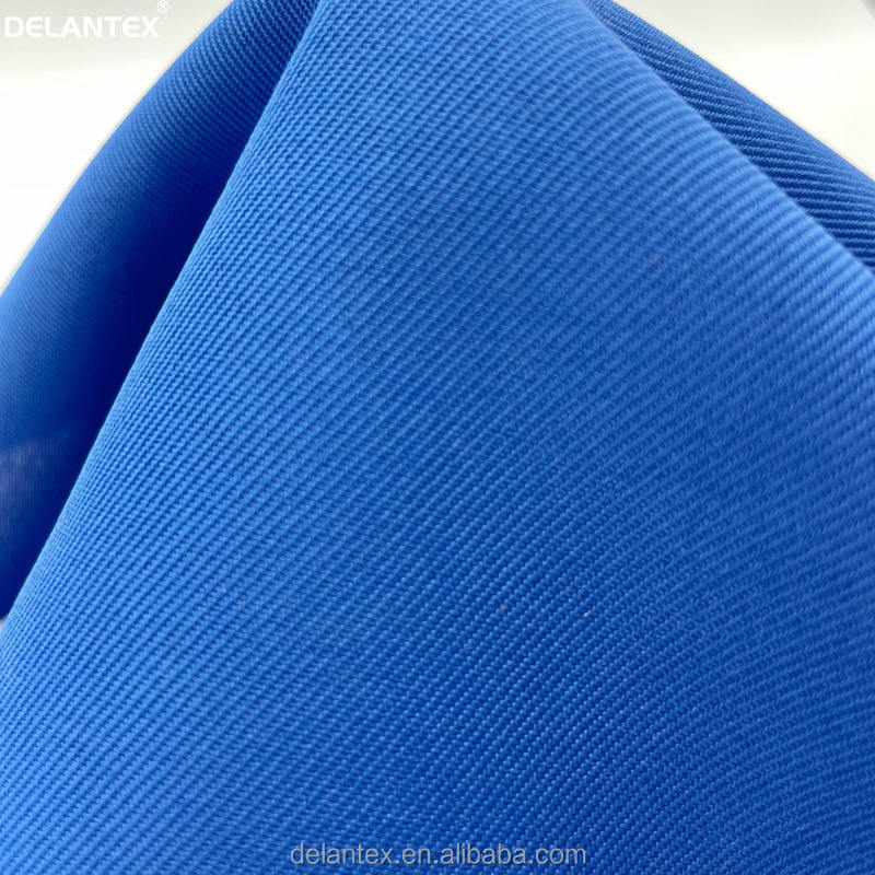 Delantex Breathable 100poly Durable Blue Workwear Uniform Fabric for Sale