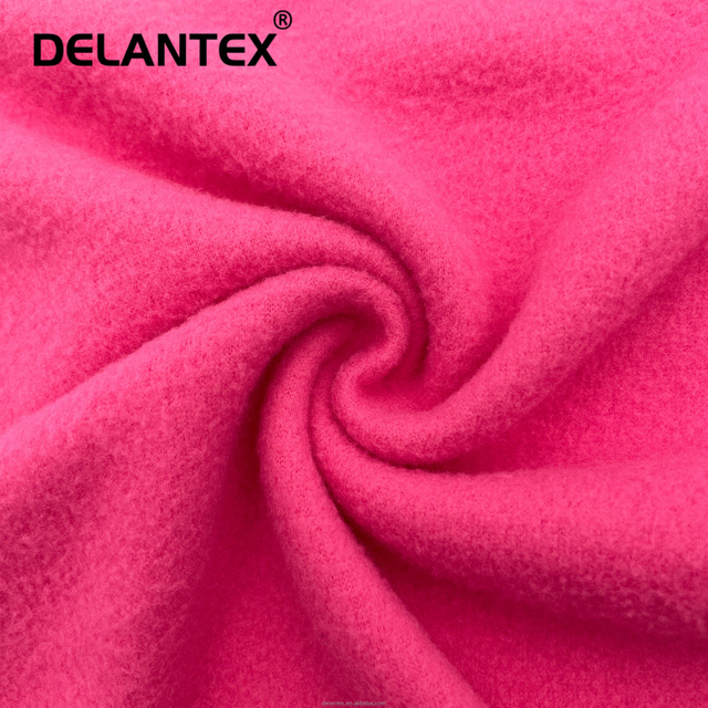 Delantex DTY Soft Hand Feel Stretch Anti-pilling Cheap Polar Fleece Fabric for Clothing