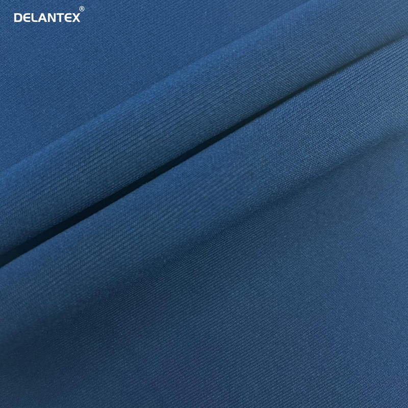 Delantex Manufacture Garment 75D/72F 92%polyester 8%spandex scuba Fabric With Good Quality