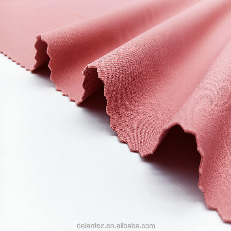 Delantex Breathable Nylon Spandex Stretch Swimwear Fabric Knit Fabric Four-way Stretch Fabric for Sports Yoga Clothing