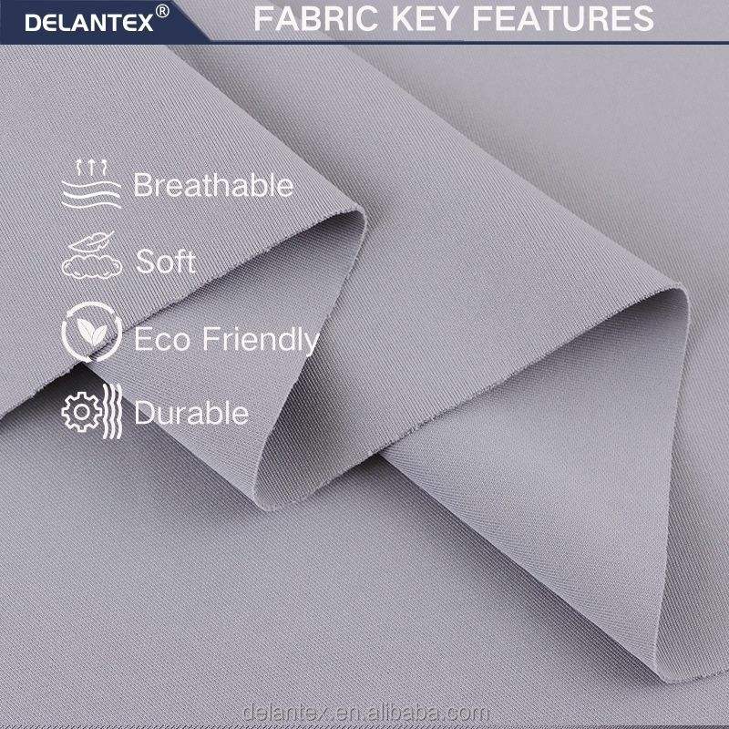 Factory Custom Fabric 93% Polyester 7% Spandex scuba Fabric for Sportswear