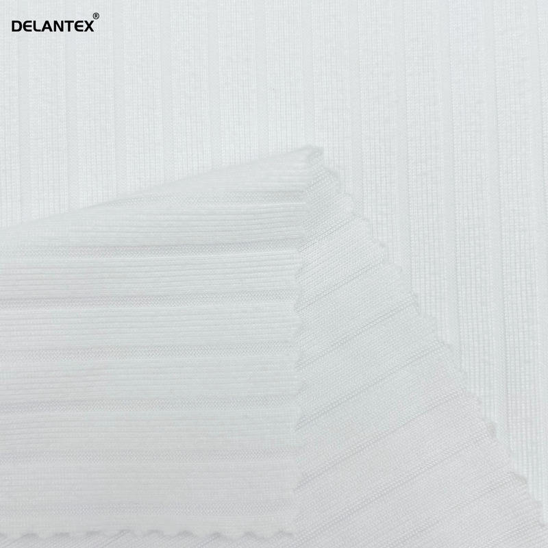Delantex Elastic Fabric Sublimation 200 Gsm Rib Jersey Brushed Fabric for Girls' T-Shirts Sleepwear Use Free Sample