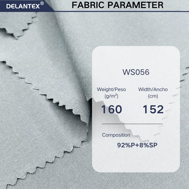 Delantex Workwear Fabric Polyester Hospital Uniform Fabric 92%polyester 8%spandex Anti-pilling Medical Scrub Fabric