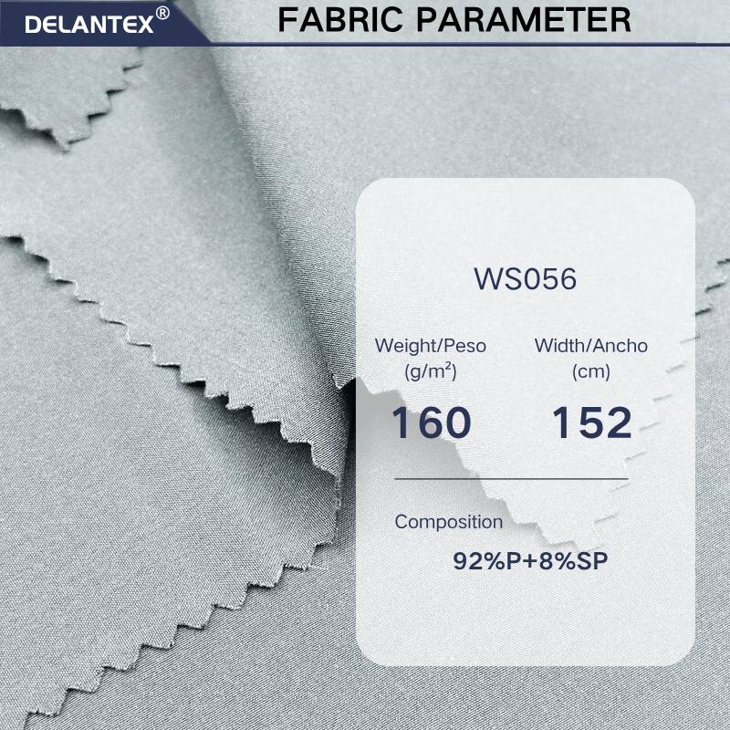 Delantex Workwear Fabric Polyester Hospital Uniform Fabric 92%polyester 8%spandex Anti-pilling Medical Scrub Fabric