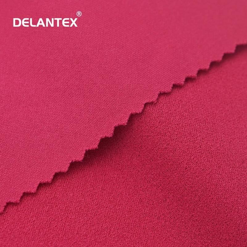 Delantex Women Suit Scuba Knit Crepe Jersey Textile Fabric Polyester Spandex for Dress