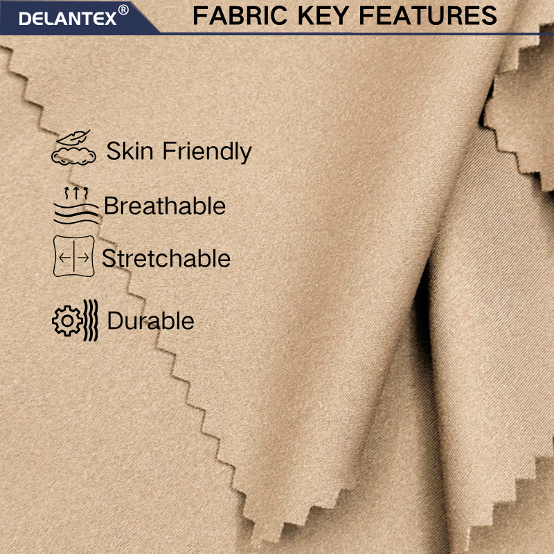 Delantex 165cm 240gsm Door Width and Weight High Quality Nylon Sports Clothing, Dry Knit Fabric, Made in China