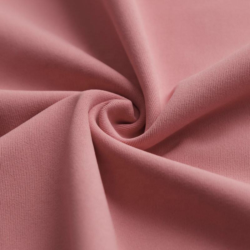 Delantex Polyester Spandex Stretch Interlock Brushed Yoga Fabric Free Sample