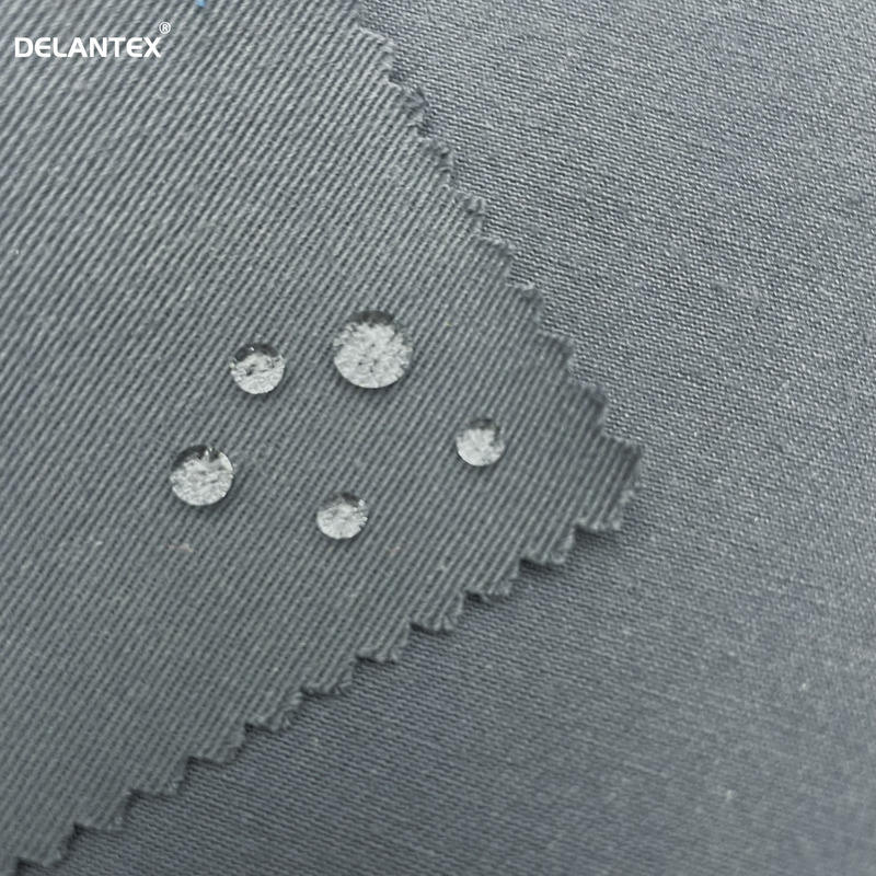 Delantex DTY 250GSM CVC 60%cotton 40%poly Waterproof Workwear Twill Fabric Supplier