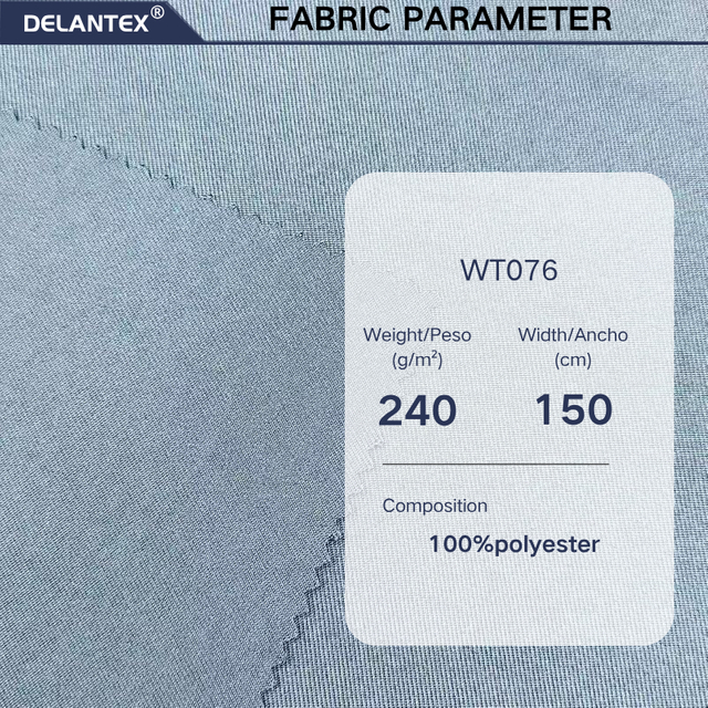 Delantex Waterproof and Tensile Strength 100% Polyester Material Fabric 150cm 240gsm Uniform Beach Pants