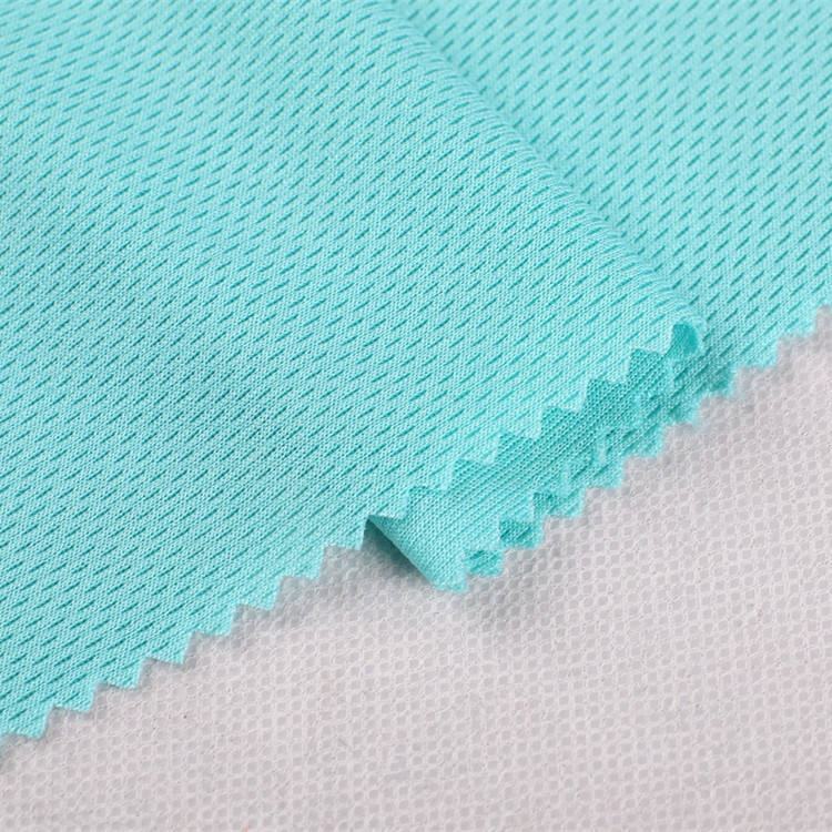 Delantex 100% Polyester Professional Bird Eye Mesh Fabric Cheap Outdoor Jersey for Girls' Garments