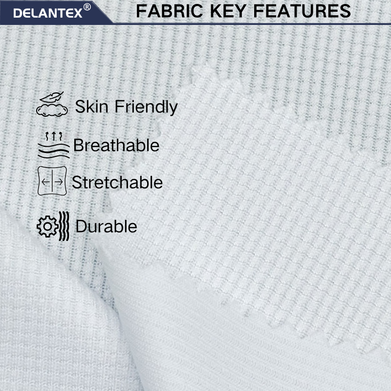 Delantex Clothing Mesh Breathable Comfortable Special Mesh Fabric Close-fitting Cloth Sublimation Material Fabric