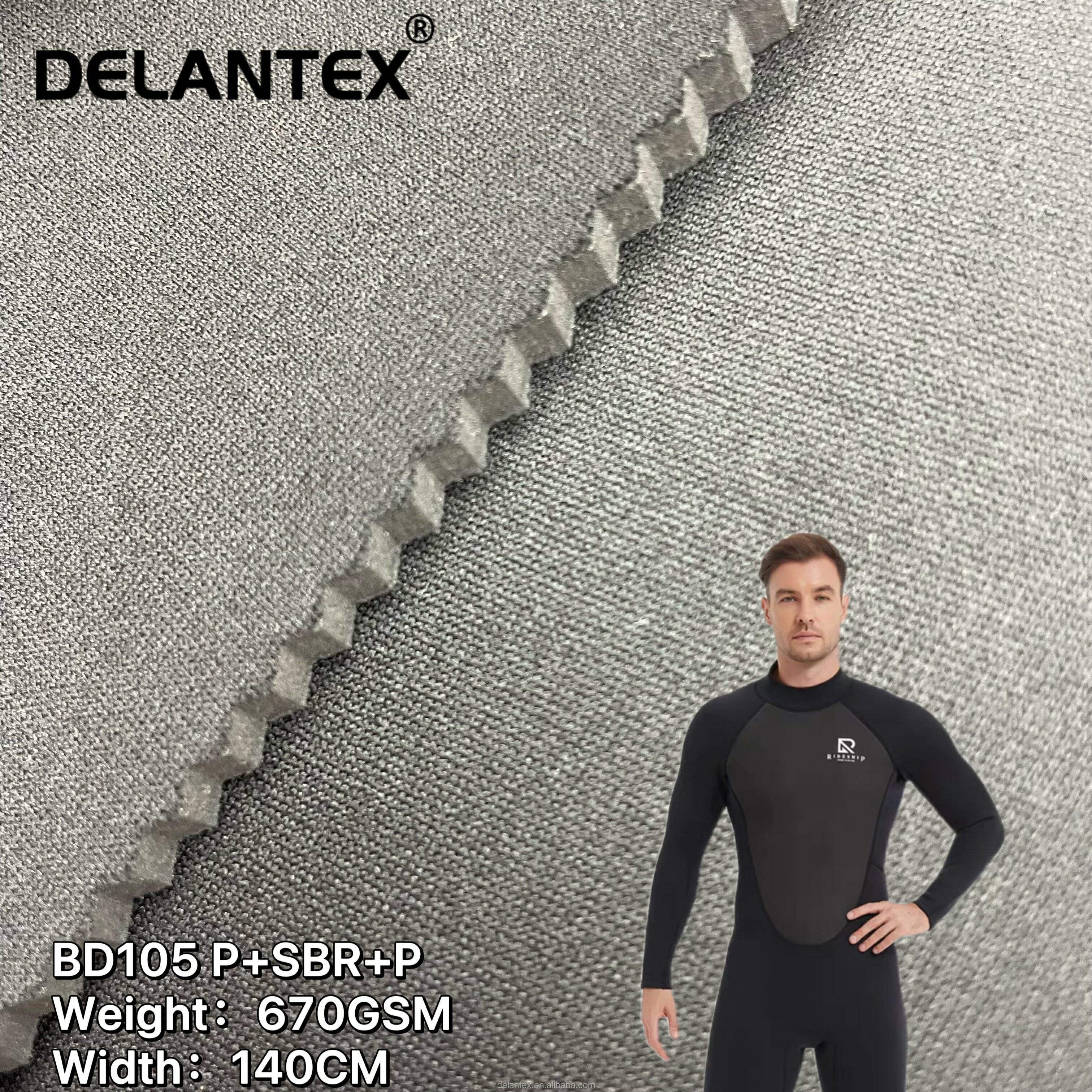 Delantex High Quality SBR Diving Material Yamamoto Neoprenel Fabric for Diving Slimming Suit Free Sample