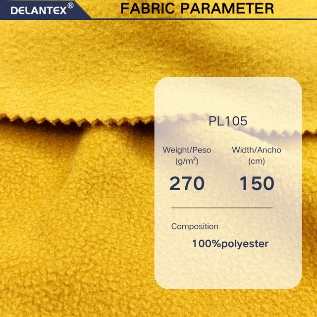Delantex Winter Hot Fabric Self-produced and Sold Polar Fleece, Anti Shrink and Windproof Fabric with Excellent Properties