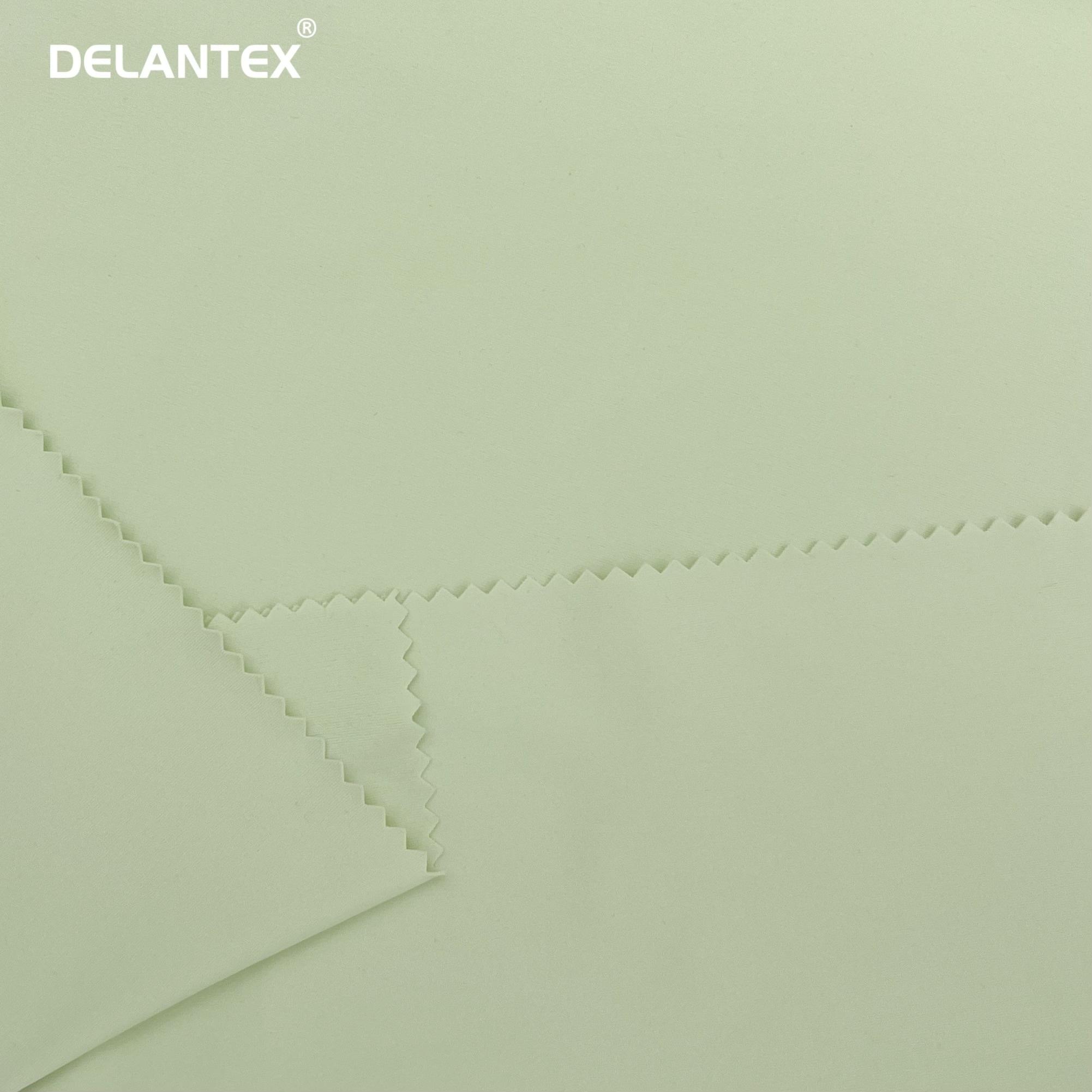 Delantex High Quality 75% Nylon 25% Spandex Brushed Interlock Fabric for Leggings Sportswear 2 Sides Brushed Fabric Free Sample