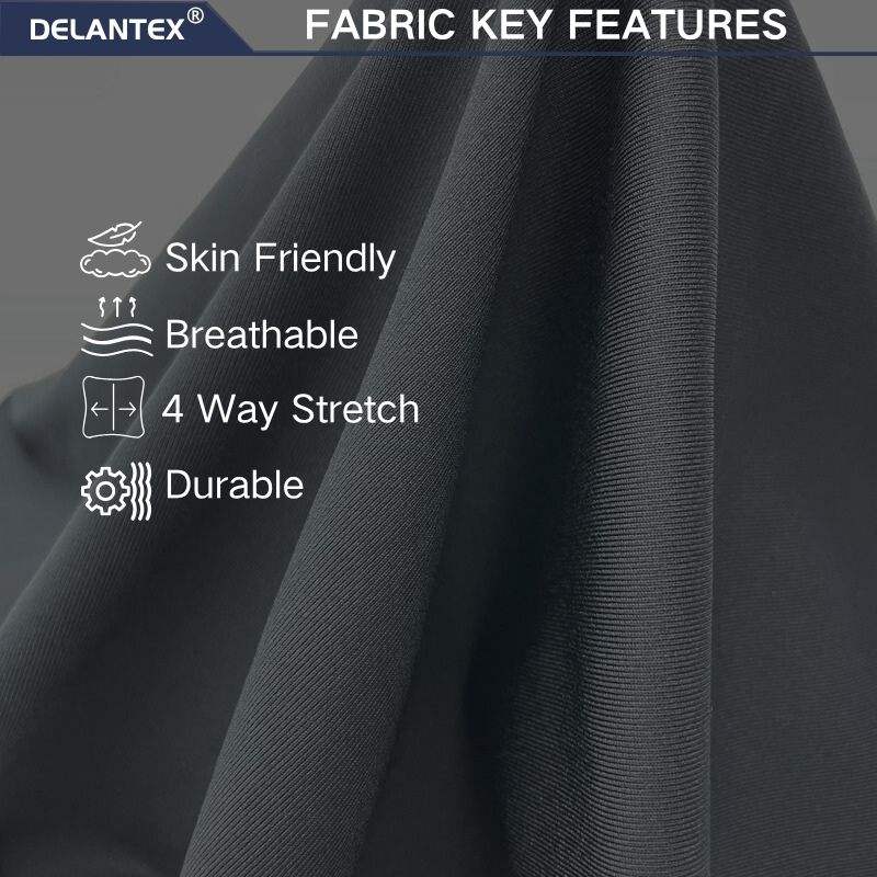 Delantex Customized Color Recycle Polyester Spandex Jersey Fabric with Factory Price Sweatshirt Fabric Free Sample