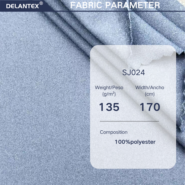Delantex Chinese Manufacturer Breathable, Good Color Fastness, Tear Resistant, High Elasticity All Polyester Sweat Cloth