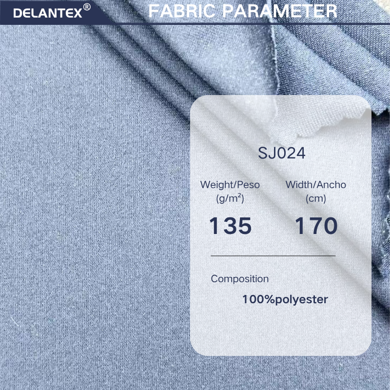 Delantex Chinese Manufacturer Breathable, Good Color Fastness, Tear Resistant, High Elasticity All Polyester Sweat Cloth