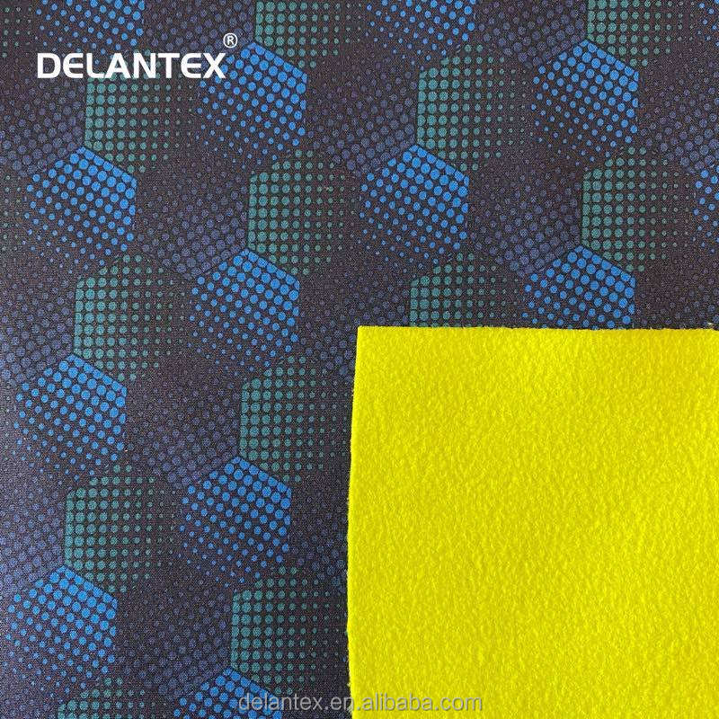 Delantex 100% Polyester Polar Fleece Fabric Custom Printed Micro Soft Shell for Girls Softsleepwear with Bonded Spun