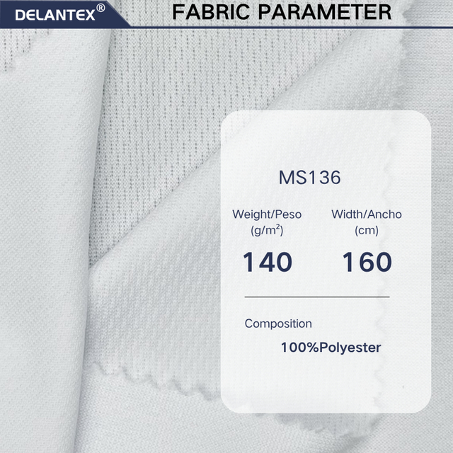 Delantex Clothing Mesh Breathable Comfortable Special Mesh Fabric Close-fitting Cloth Free Samples