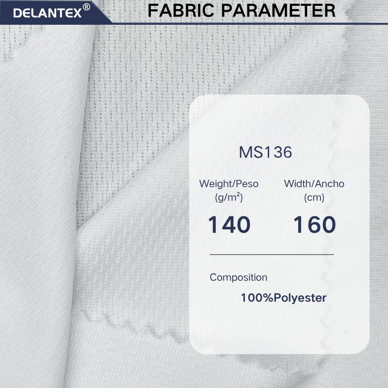 Delantex Clothing Mesh Breathable Comfortable Special Mesh Fabric Close-fitting Cloth Free Samples