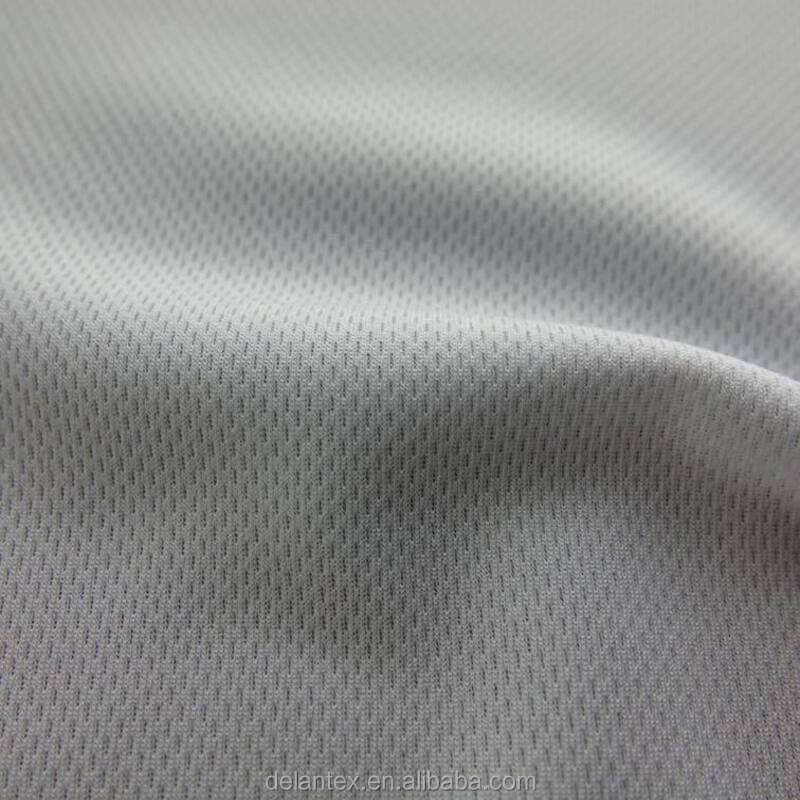 Delantex 100% Polyester Birdseye Mesh Fabric DTY 185cm 135GSM Solid Color Free Sample
