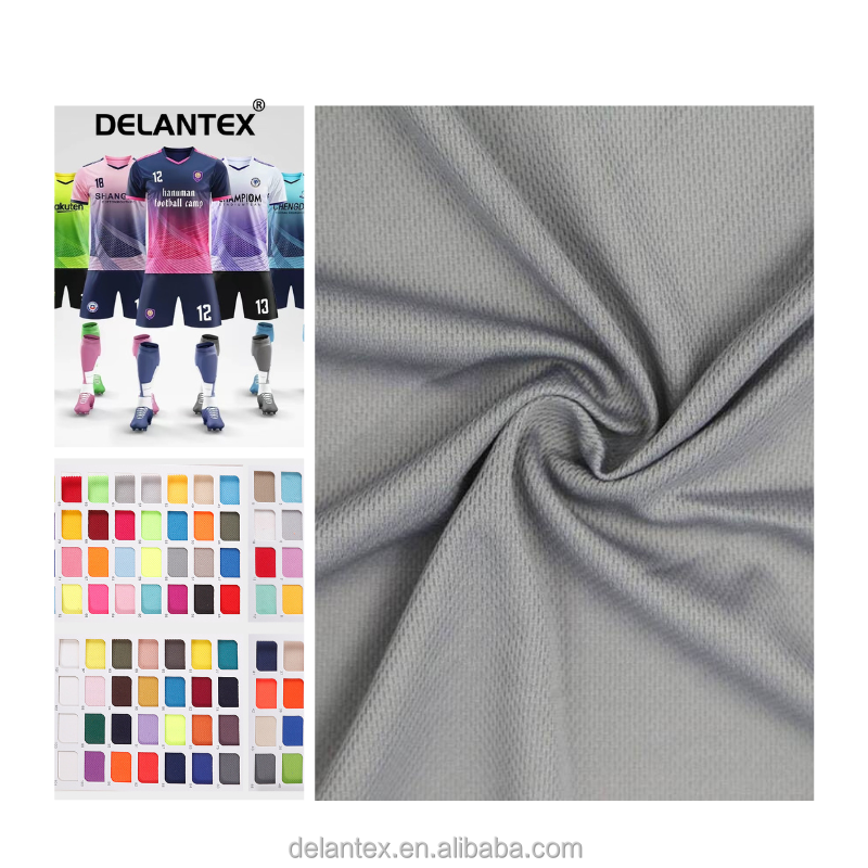 100% Polyester Micro Pique Bird Eye Mesh Textiles for Girls Diapers and Outdoor Use Al Por Mayor Lining Material Free Sample